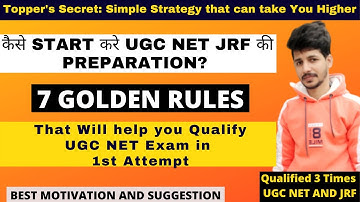 7 Tips to Crack UGC NET in First Attempt | How I cleared UGC NET JRF in First Attempt