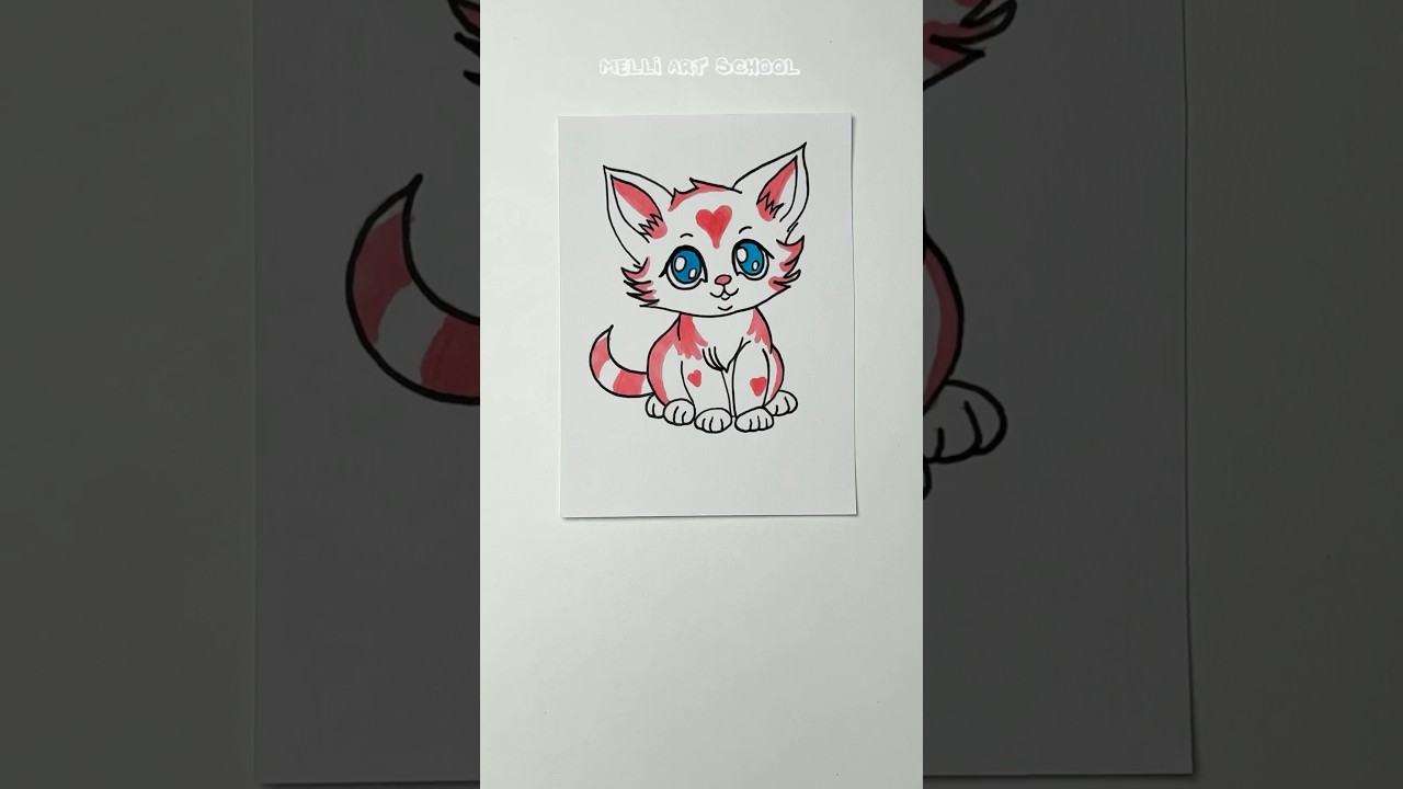 Kitten Easy Painting with AR Drawing App 