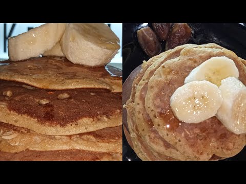 pancakes-healthy-aux-flocons-d'avoine-🥞-بانكيك-صحي-برقائق-الشوفان