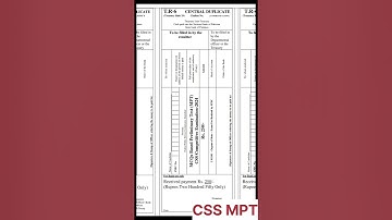 How to Download, Fill and Pay Challan Form For CSS MPT Screening Test 2024 || Last Date 12-09-2023