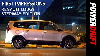 2017 Renault Lodgy Stepway Night Drive : PowerDrift