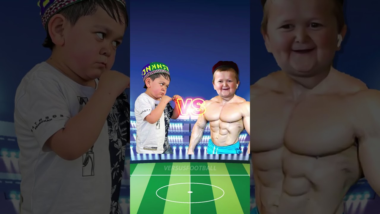 Ronaldo & Abdu Rozik & Kika Kim 🆚 Messi & Hasbulla & Lisa 🥶🥊🤯