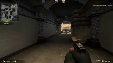 1 v 4 Pistol Round Clutch (CS:GO Gameplay)