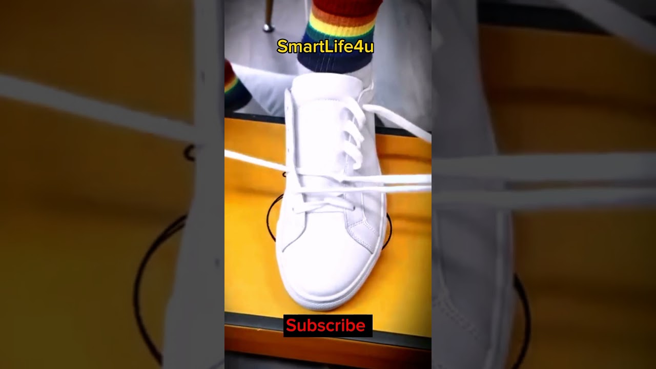 Tie Shoe Lace New Style | How to Tie Shoelace 👞 