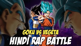 Goku Vs Vegeta Hindi Rap Battle By Dikz & @ragetherapper  | Hindi Anime Rap | Goku AMV