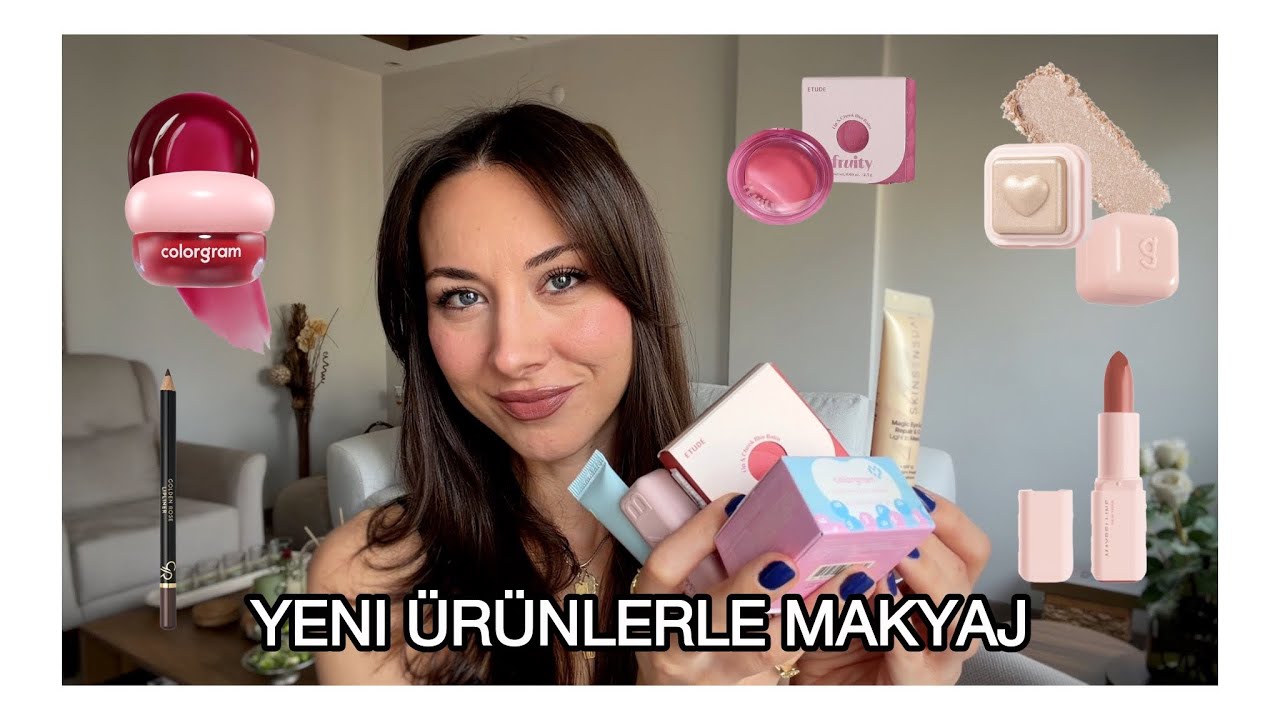 COLORGRAM, ETUDE, GOLDEN ROSE, MAYBELLINE YENİ ÜRÜNLERİYLE MAKYAJ 😍