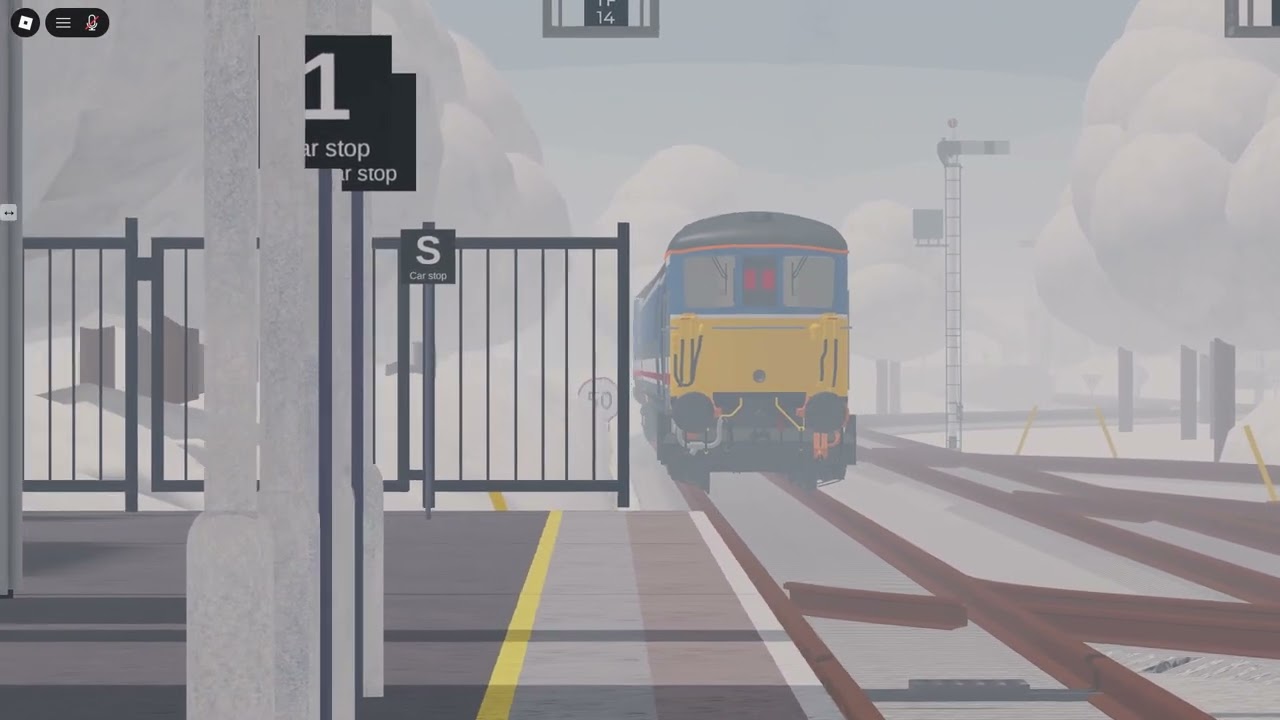 Roblox Lakeside Rail: 1Z19 passing TF with a doppler!