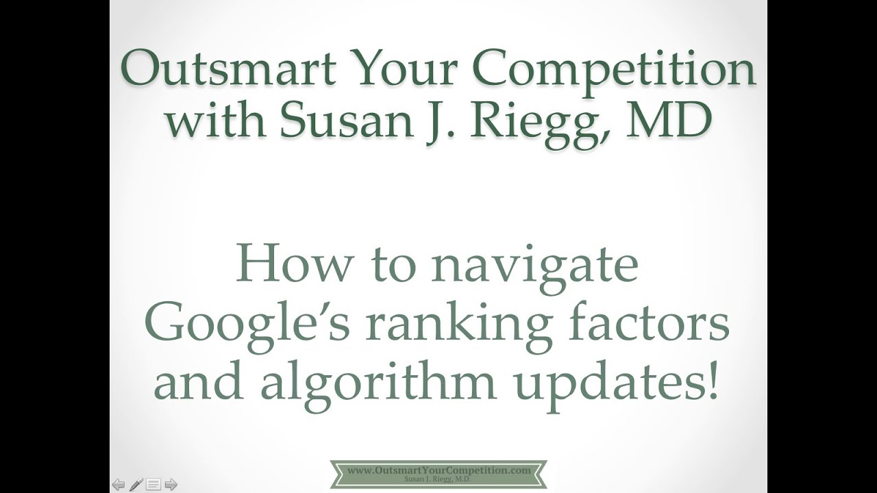 How to navigate Google's ranking factors and algorithm updates
