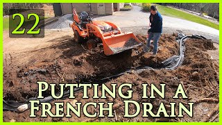 [22] installing a french drain