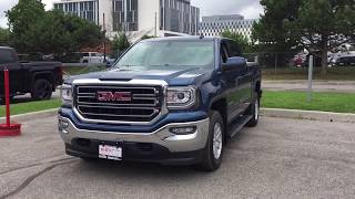 2017 GMC Sierra 1500 SLE 4WD Apple CarPlay Stone Blue Metallic Oshawa ON Stock #171571