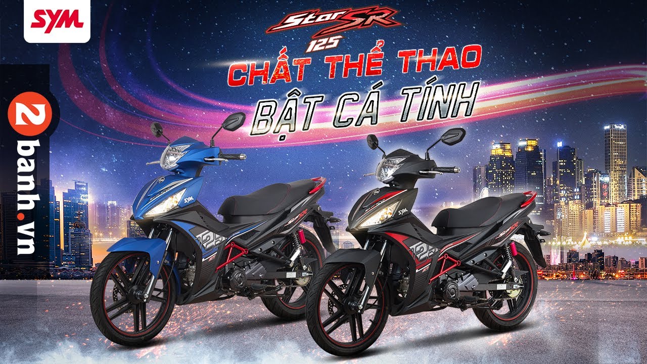 Chi tiết SYM Star SR xe côn tay rẻ nhất Việt Nam