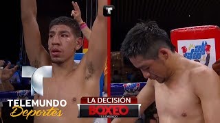 “El Pinturas” Flores vence por decisión unánime a Aguilar | Boxeo Telemundo | Telemundo Deportes