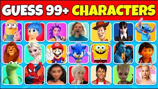 Guess 99+ Movie Characters by Their VOICE + SONG ,🔊 ~ Ultimate Movie Quiz 2026 ~ 😀🎶💎 screenshot 5