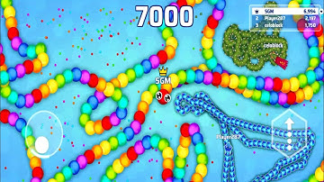 WORLD RECORD 55,656 SCORE INSNAKE. SNAKE.IO GAMEPLAY🐍