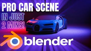 Render this INSANE Car Scene in Blender in UNDER 2 Minutes!