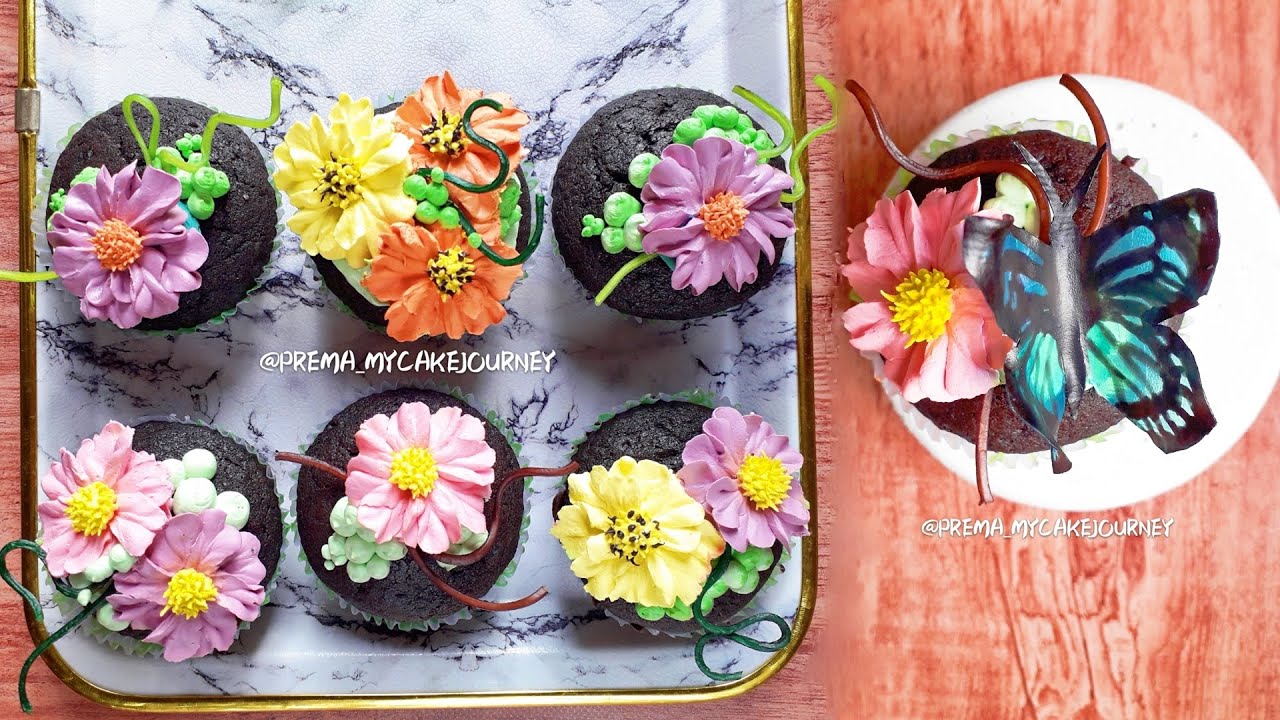 How to make edible stem/vines/branch for cake and cupcake decoration 🇳🇵