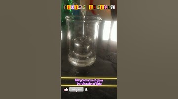 #disappeared #glass #refraction #of #shorts #light #physics #stem #facts #amazing  #science#activity