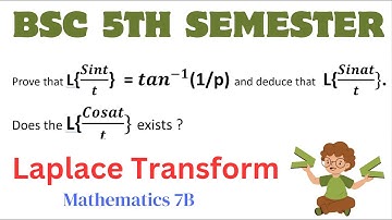BSc 5th Semester | Laplace Transform | Mathematics 7 - B | AP Degree |