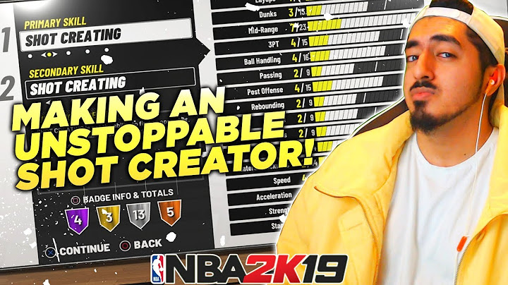 HOW TO MAKE AN UNSTOPPABLE SHOT CREATOR in NBA2K19!