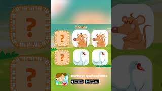 Puzzle, memo, feeding games for kids in the Smart Grow: Educational app for Android screenshot 1