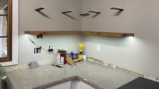Best/Strongest Floating Shelves for the Kitchen- DIY Bracket installation and Shelf construction by Cropley_Adventure 4,627 views 1 year ago 20 minutes