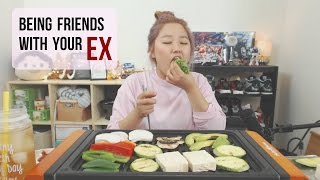 Korean Grilling (Vegan version) Mukbang | KEEMI