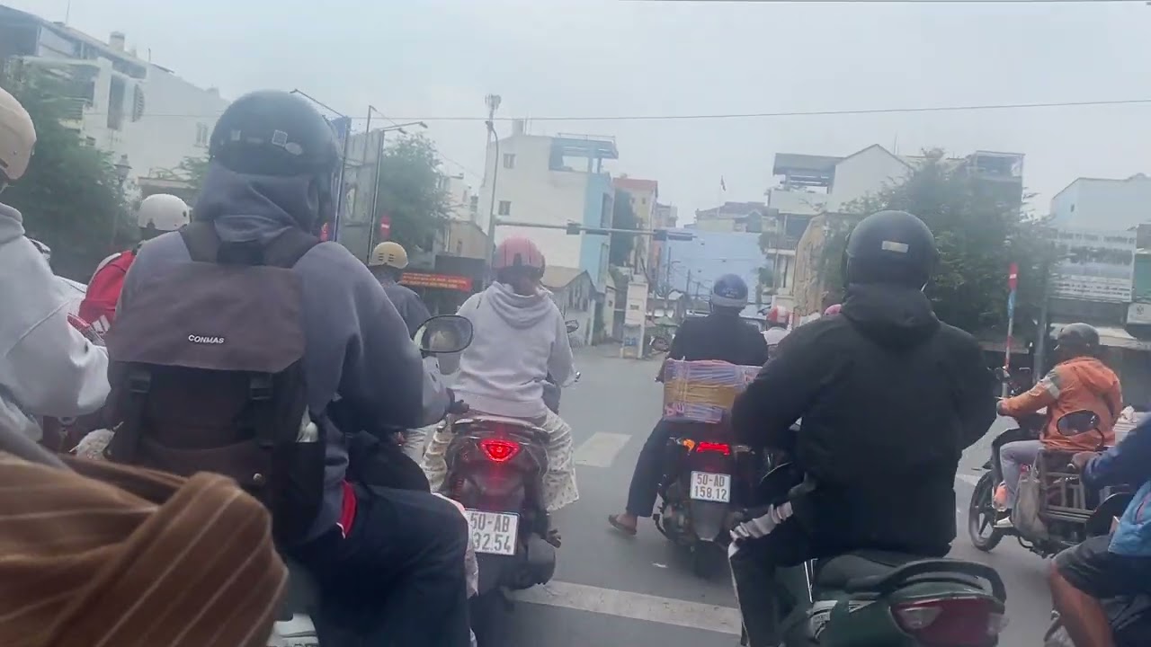 One of the new things you'll experience when walking on the streets of Vietnam is the very strange