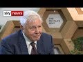 Sir David Attenborough urges leaders to aim 'high' at climate talks