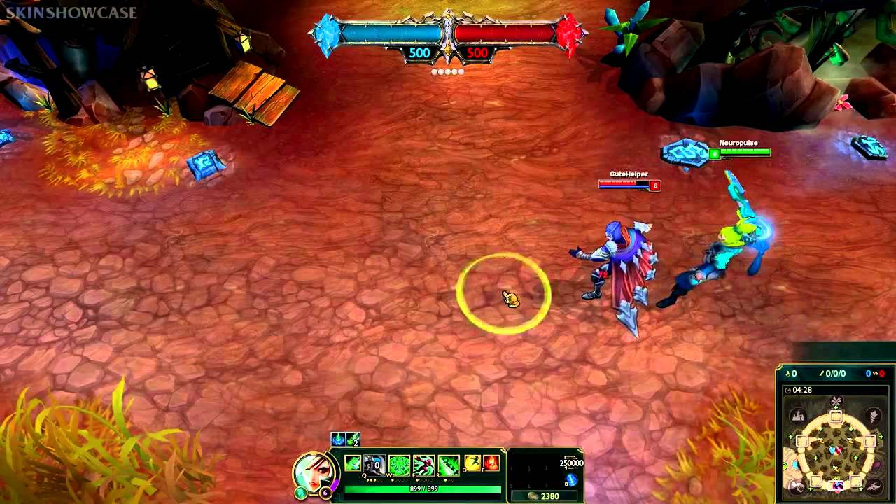 Custom Riven Skin Frostblade Riven LoL Custom Skin ShowCase - YouTube