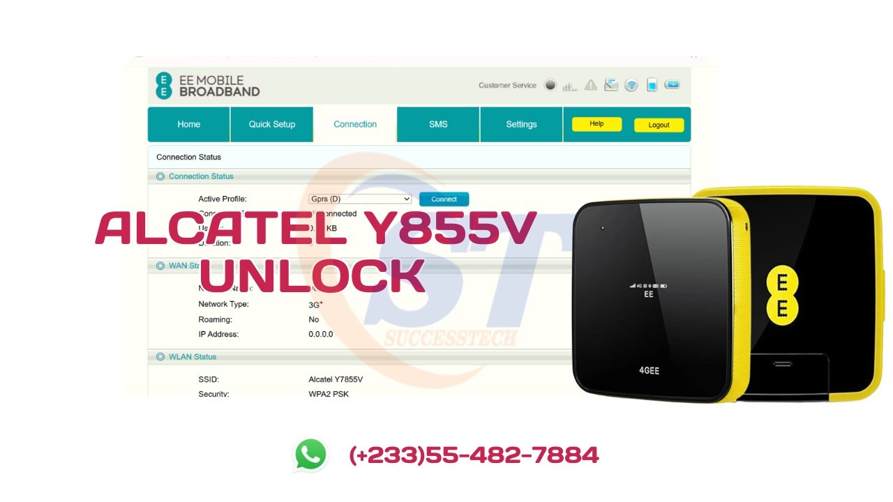 Alcatel Y855v Unlock 100% Permanent By SuccessTech