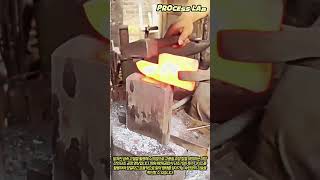 전통 대장간의 현대식 주방 칼 제조 공정 #worker #process #blacksmith #forge #knife