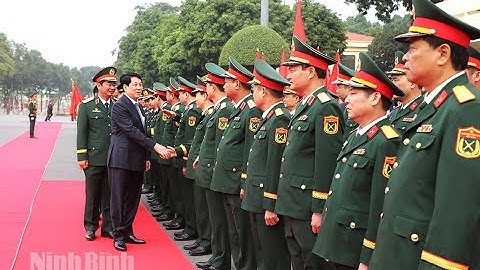 Chủ tịch nước Lương Cường thăm và làm việc với Quân đoàn 12