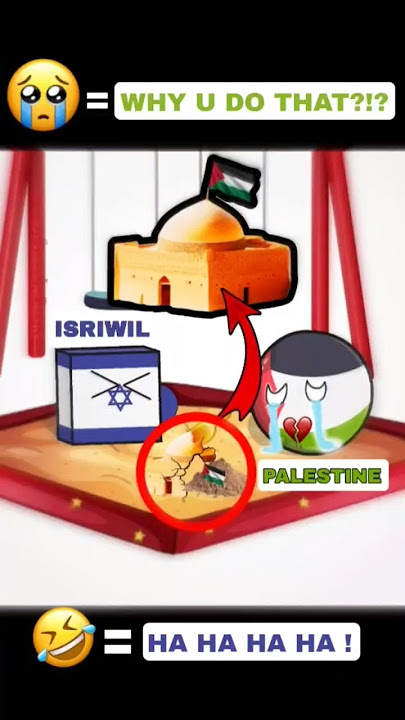DONT DO THAT TO PALESTINE😡 #countryballs #palestine #israel
