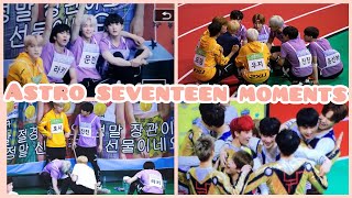 Astro And Seventeen Moments | friendship goals svt Astro 아스트로