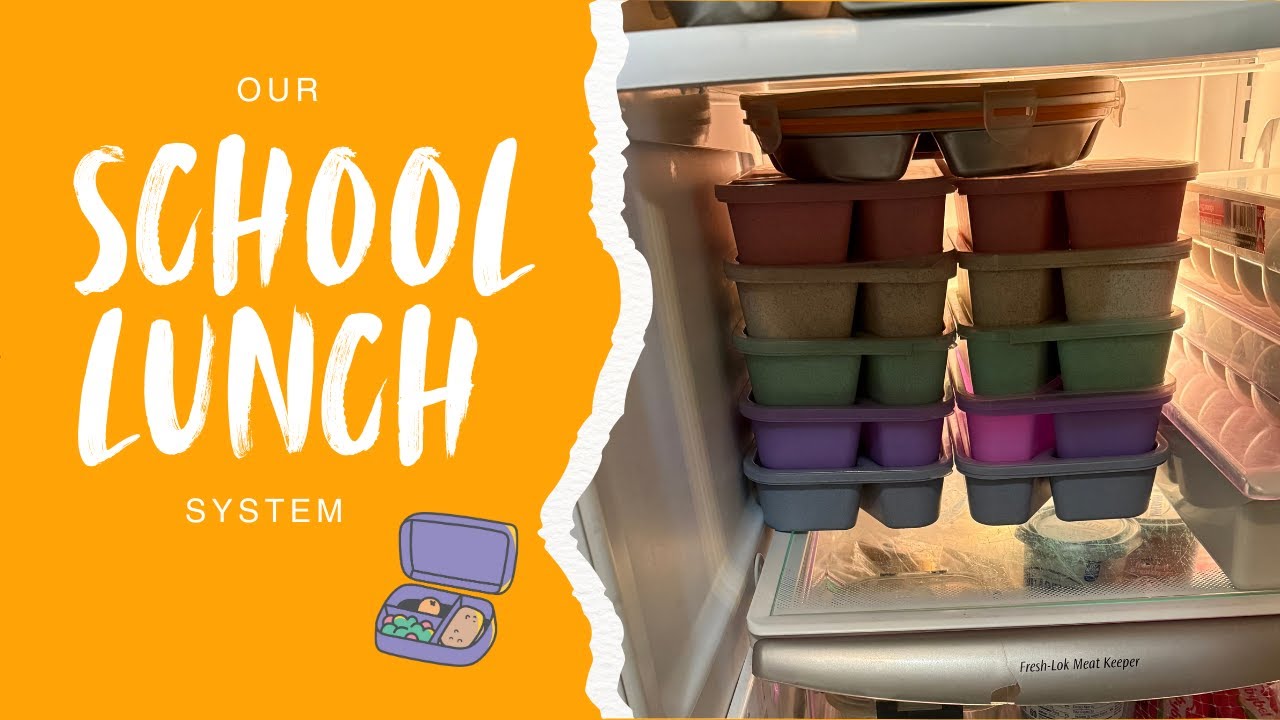 Our Easy School Lunch System: Bento Box Meal Prep for Kids - YouTube