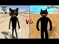 GTA 5 CARTOON CAT VS GTA SAN ANDREAS CARTOON CAT - WHO IS BEST?