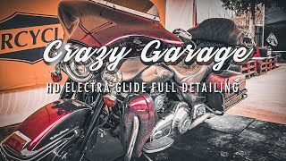 Harley Davidson Electra Glide Full Detailing by Crazy Garage