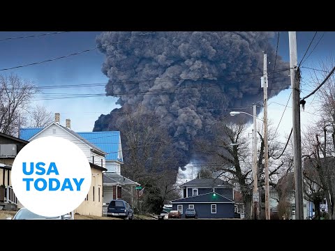 East Palestine residents return after train derailment causes chemical fire | USA TODAY