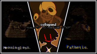 Au Undertale Collapsed Intro Undertale Fangame An Dusttale Take