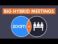 Hybrid meetings in large rooms 3 solutions for audio