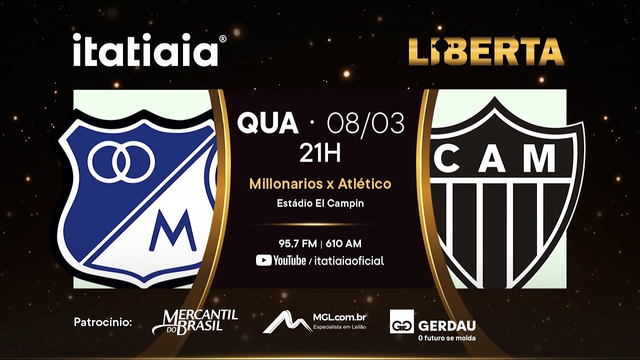 Millonarios-COL x América: acompanhe a partida da Sul-Americana ao vivo na  Itatiaia - Rádio Itatiaia