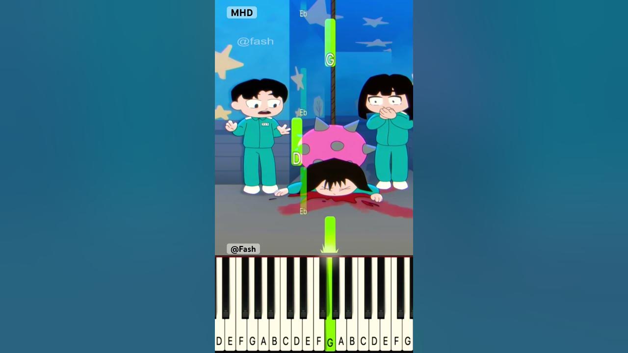 Squid Game Trap (Squid Game 3) @fash - Piano Tutorial