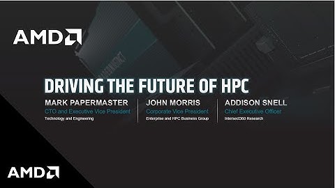 Driving the Future of HPC