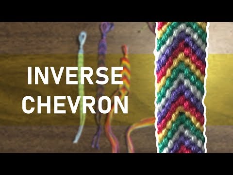 Inverse Chevron Friendship Bracelet Tutorial