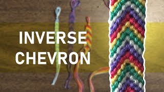 Inverse Chevron Friendship Bracelet Tutorial [CC]
