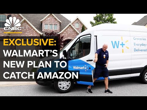 Video: Walmart uzmundrina digitālo tirdzniecību cīņā pret Amazonu