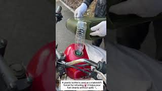 Using a Plastic Bottle as a Fuel Funnel?! Genius Hack 😳⛽