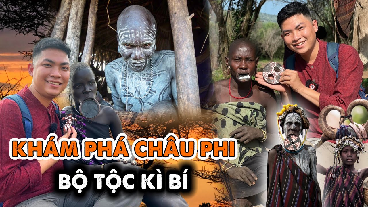 Sự cố căng thẳng đến vùng đất Nghèo có bộ lạc BÍ ẨN ở CHÂU PHI I Phong Bụi