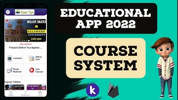 How to Create Educational App in Kodular || Course App|| AIA file || Educational app Ayutechlive