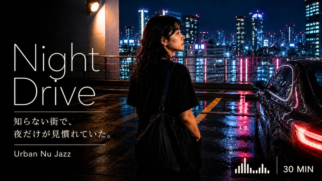 Night Drive｜知らない街で、夜だけが見慣れていた。｜Urban Nu Jazz